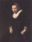 REMBRANDT Harmenszoon van Rijn Portrait of a young woman seated (mk33) china oil painting reproduction